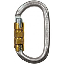 Mousqueton acier ovale - Triple action - PILLAR STEEL TG - CLIMBING TECHNOLOGY®