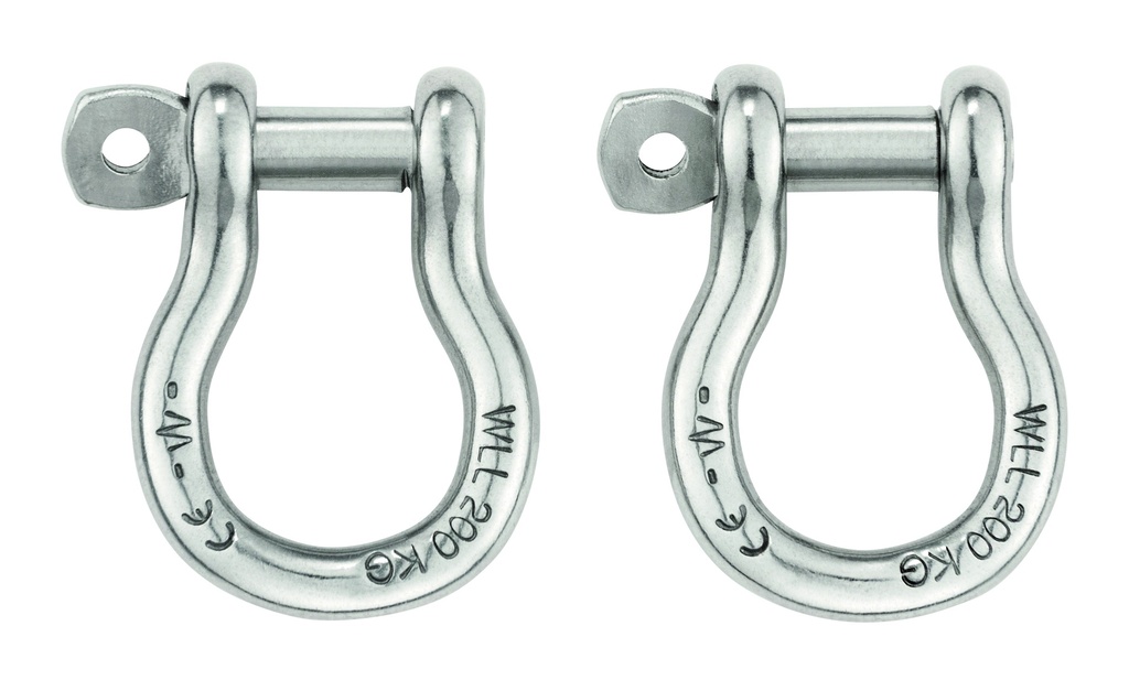 Manilles permettant de connecter une sellette (pack de 2) pour ASTRO et AVAO 2025 - PETZL®