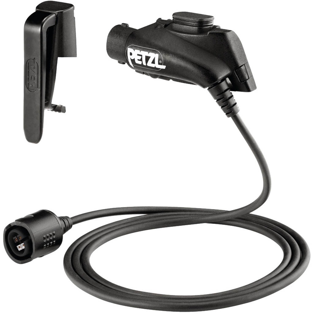 Kit ceinture lampe frontale NAO + (câble d'extension + clip ceinture) - PETZL®