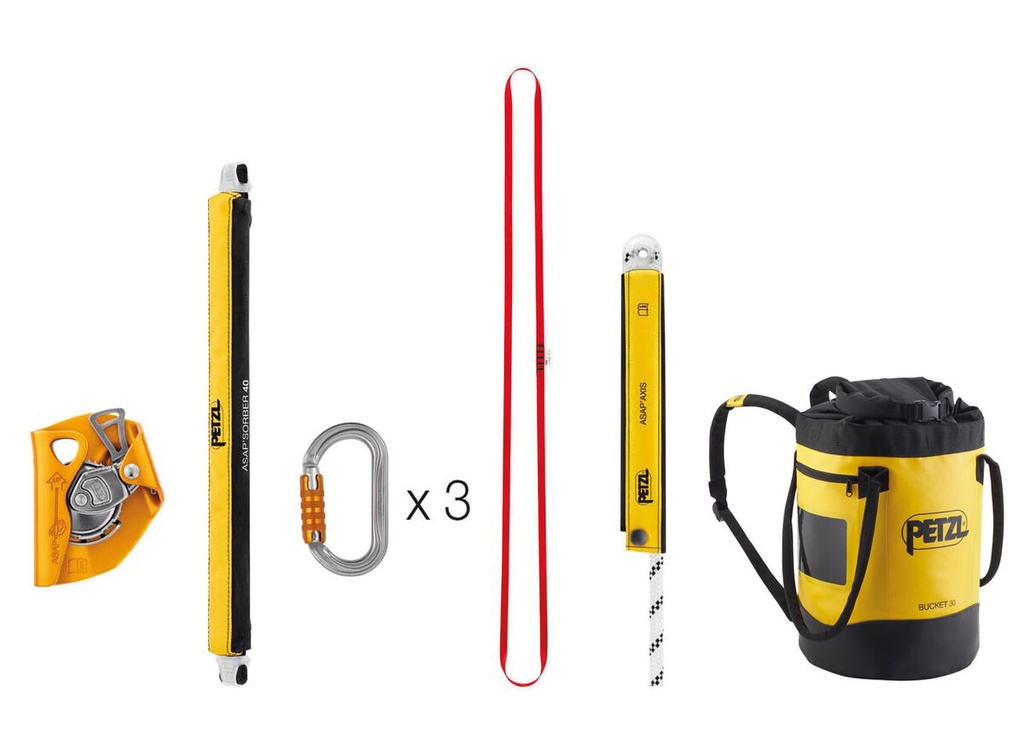 Ligne de vie verticale avec antichute mobile - ASAP VERTICAL LIFELINE - PETZL®