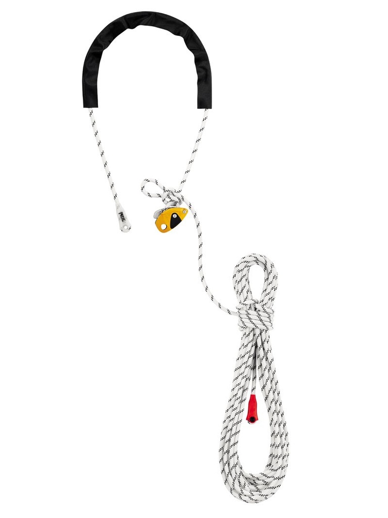 Ligne de vie temporaire horizontale en corde pour 2 utilisateurs - GRILLON - PETZL®