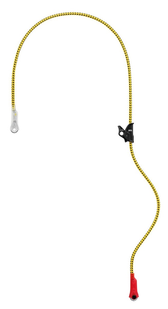 Longe armée de maintien au travail réglable sans mousqueton - MICROFLIP - PETZL®