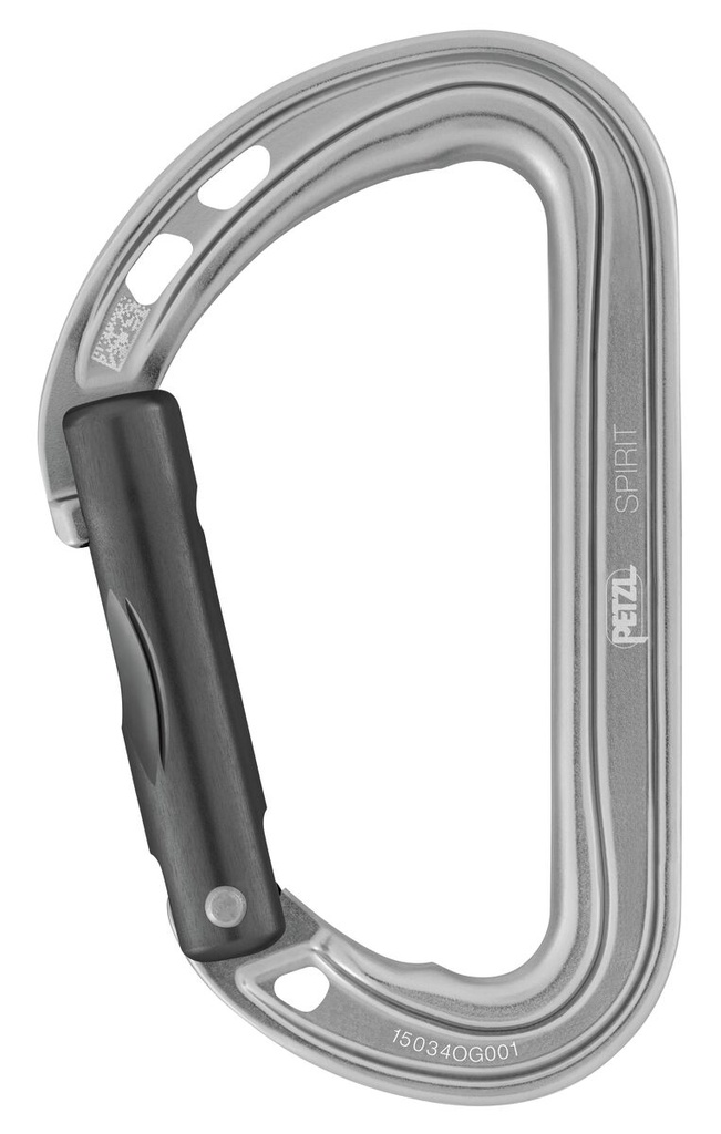 Mousqueton alu léger doigt droit - SANS VERROUILLAGE - SPIRIT - PETZL®