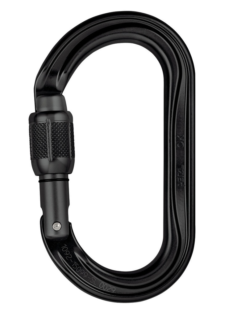 Mousqueton alu ovale - À vis - OK SCREW - PETZL®