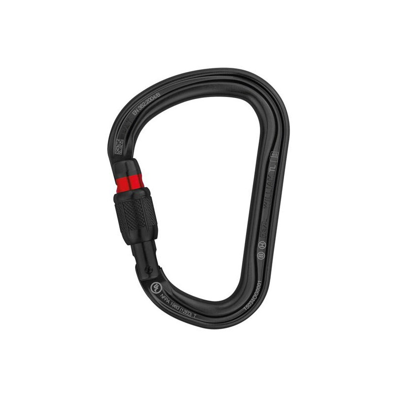 Mousqueton alu en poire - À vis - WILLIAM SCREW - PETZL®