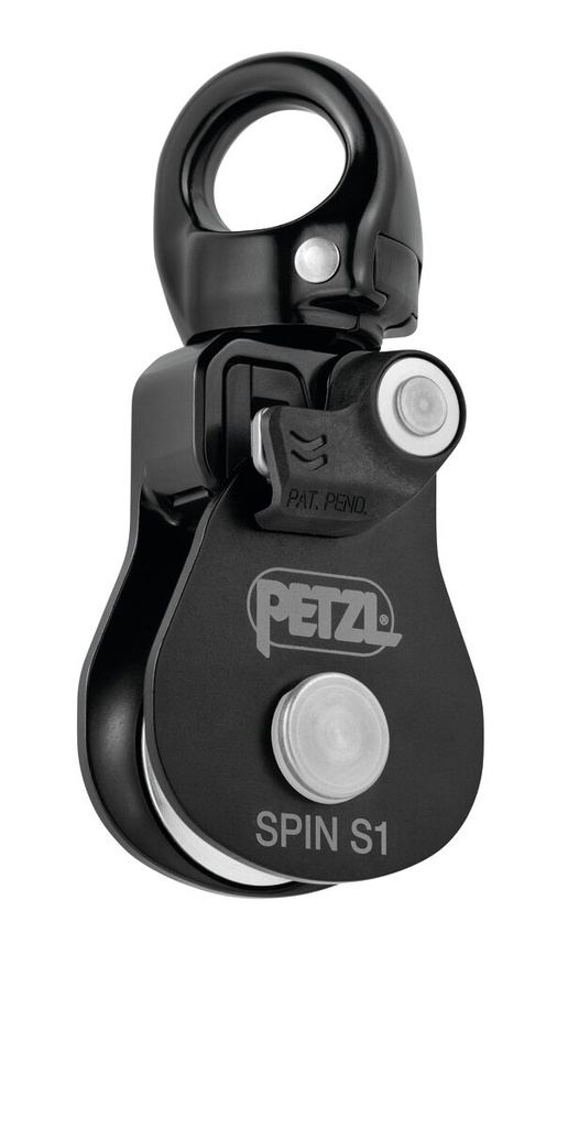 Poulie simple SPIN S1 haut rendement avec émerillon - SPIN S1 - PETZL®