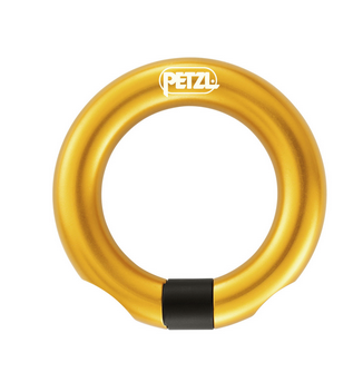 Anneau de connexion ouvrable alu multidirectionnel EN362 - RING OPEN - PETZL®