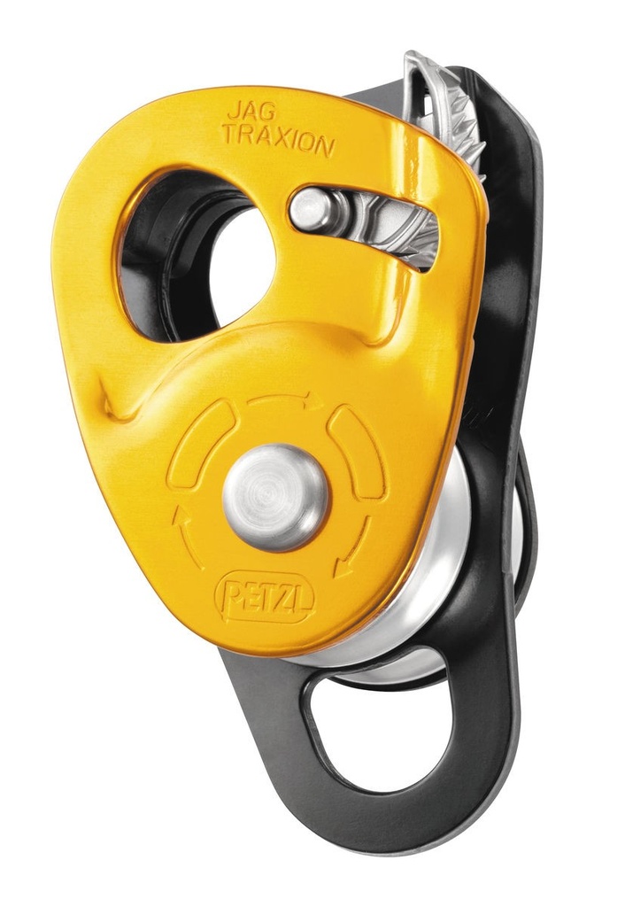 Poulie-bloqueur RàB double compacte - JAG TRAXION - PETZL®