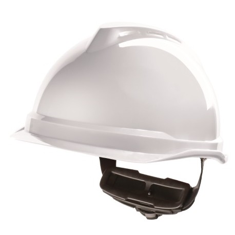 Casque de chantier, Blanc, Coiffe Fas-Trac III - V-GARD CHANTIER - MSA®