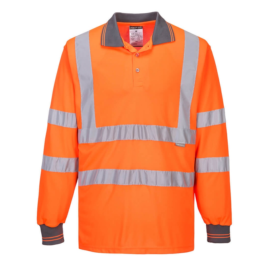Polo manches longues haute visibilité - PORTWEST®