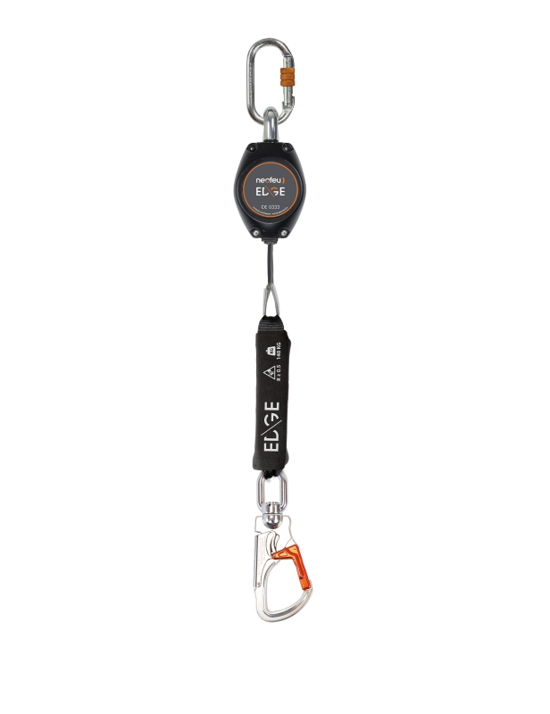 Antichute à rappel automatique à sangle - Emerillon 60mm - Utilisation verticale, facteur 2 & horizontale - NEOFEU®
