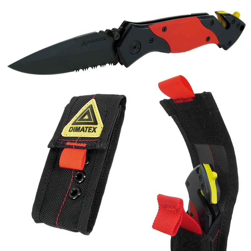 Couteau de sécurité avec étui - RESCUE - DIMATEX®