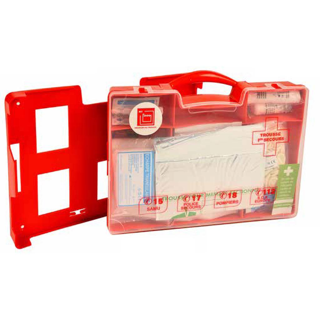 Trousse de secours Médecine Du Travail MOYEN Modèle (5-8 personnes) - LPMF®