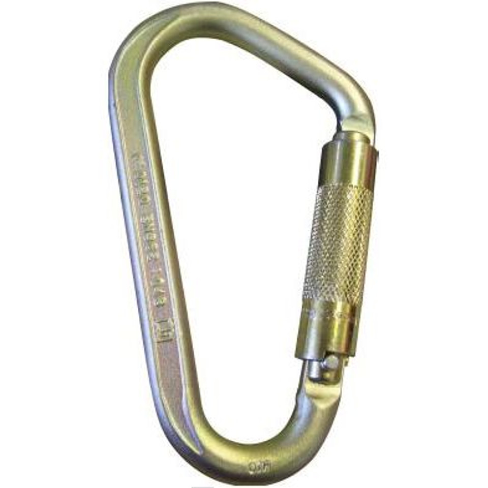 Mousqueton Supersafe Acier - 70Kn - Triple action - LARGE IRON WIZARD - ISC WALES®