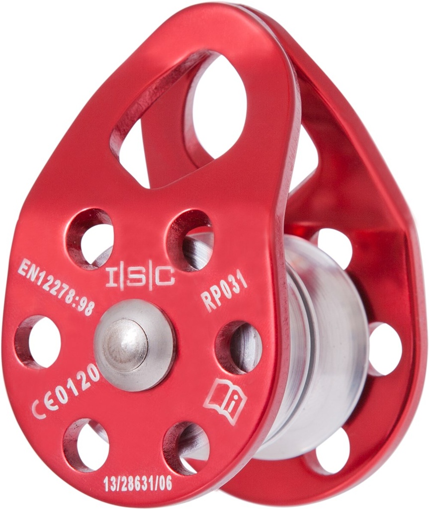 Poulie Double à flasques mobile ø13mm Max - EIGER SMALL - ISC WALES®
