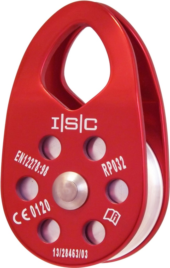 Poulie Simple à flasques mobile ø13mm Max - EIGER MEDIUM - ISC WALES®