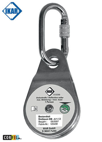 Poulie de renvoi pour câble pour trépieds DB-A - 41-Z20 - IKAR®