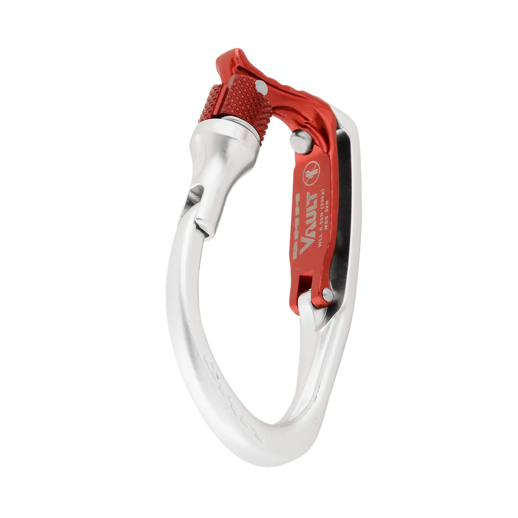 Mousqueton alu porte-matériel et porte tronçonneuse verrouillable (max 30kg) - VAULT LOCK - DMM®