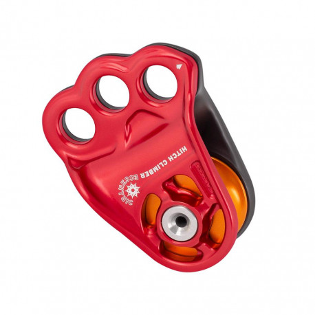 Poulie simple à flasques mobiles avec trois trous de connexion - HITCHCLIMBER ECCENTRIC - DMM®