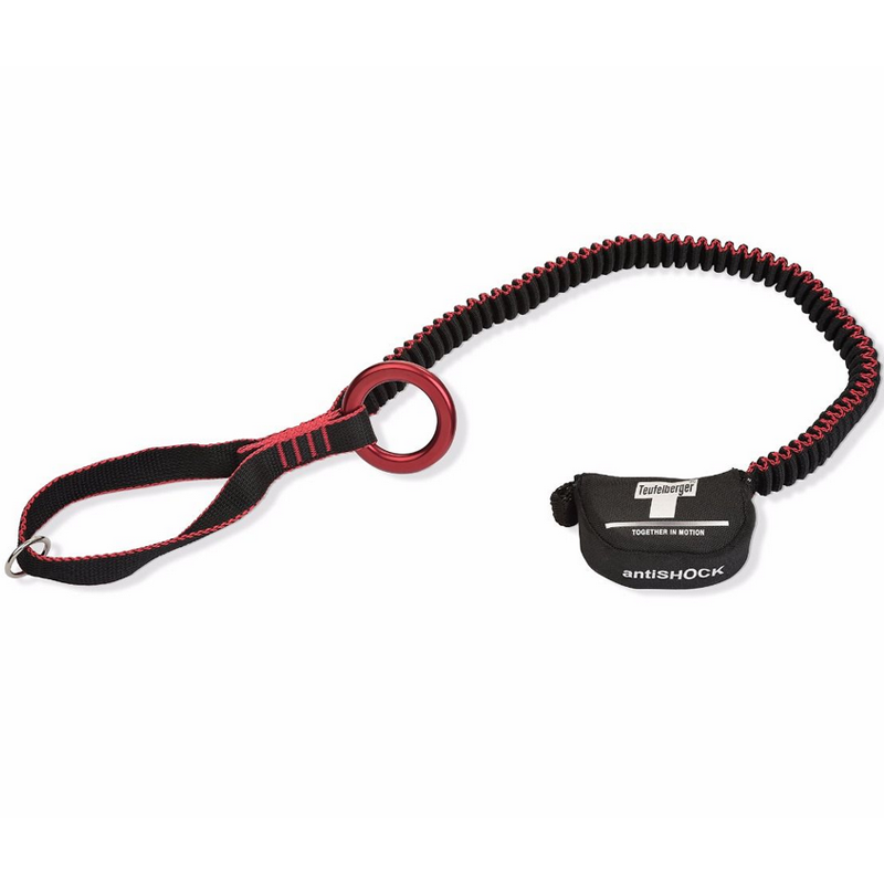 Leash porte-tronçonneuse extensible avec anneau - ANTISHOCK LANYARD - TEUFELBERGER®