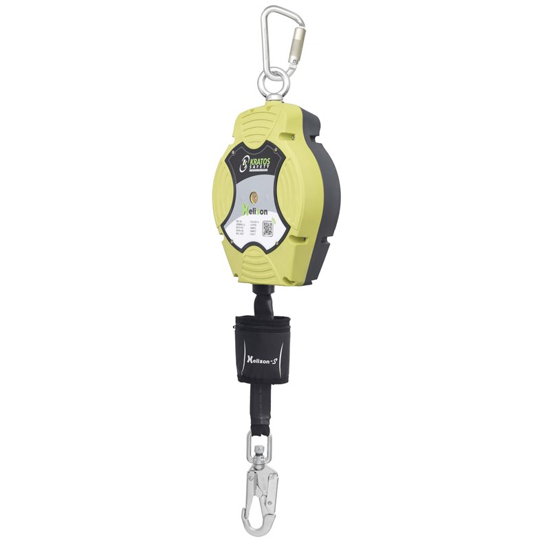 ANTICHUTE À RAPPEL AUTOMATIQUE 12 M, POUR UTILISATION VERTICALE ET HORIZONTALE - HELIXON-S - KRATOS SAFETY®