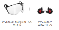 Kit visière + adaptateur pour casques PRIMERO - ZEN VISOR - KASK®