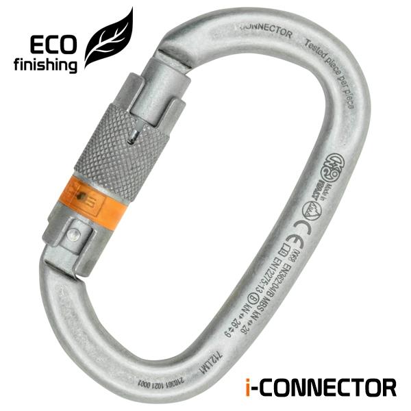 Mousqueton alu ovale - Triple action - I-OVALONE AUTO LOCK (NFC) - KONG®